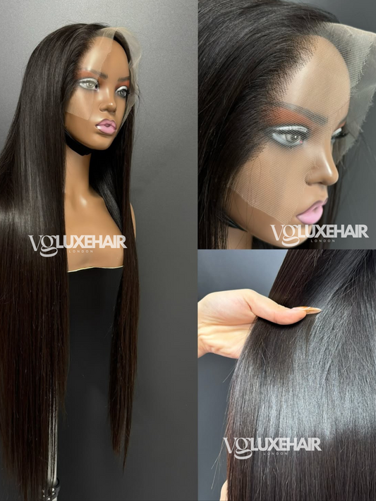 Pre-made HD Lace Closure Wig - Raw Hair