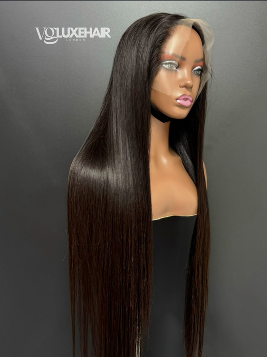 Pre-made HD Lace Frontal Wig - Raw Hair