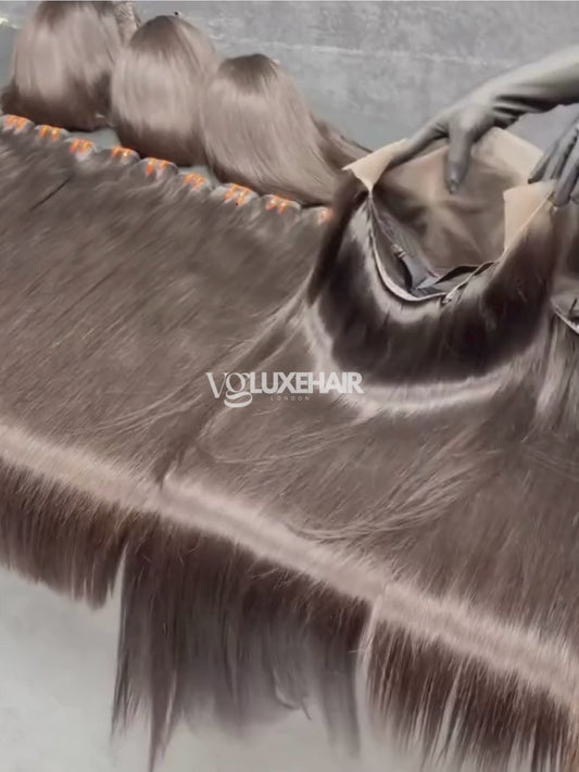 Pre-made HD Lace Frontal Wig - Raw Hair